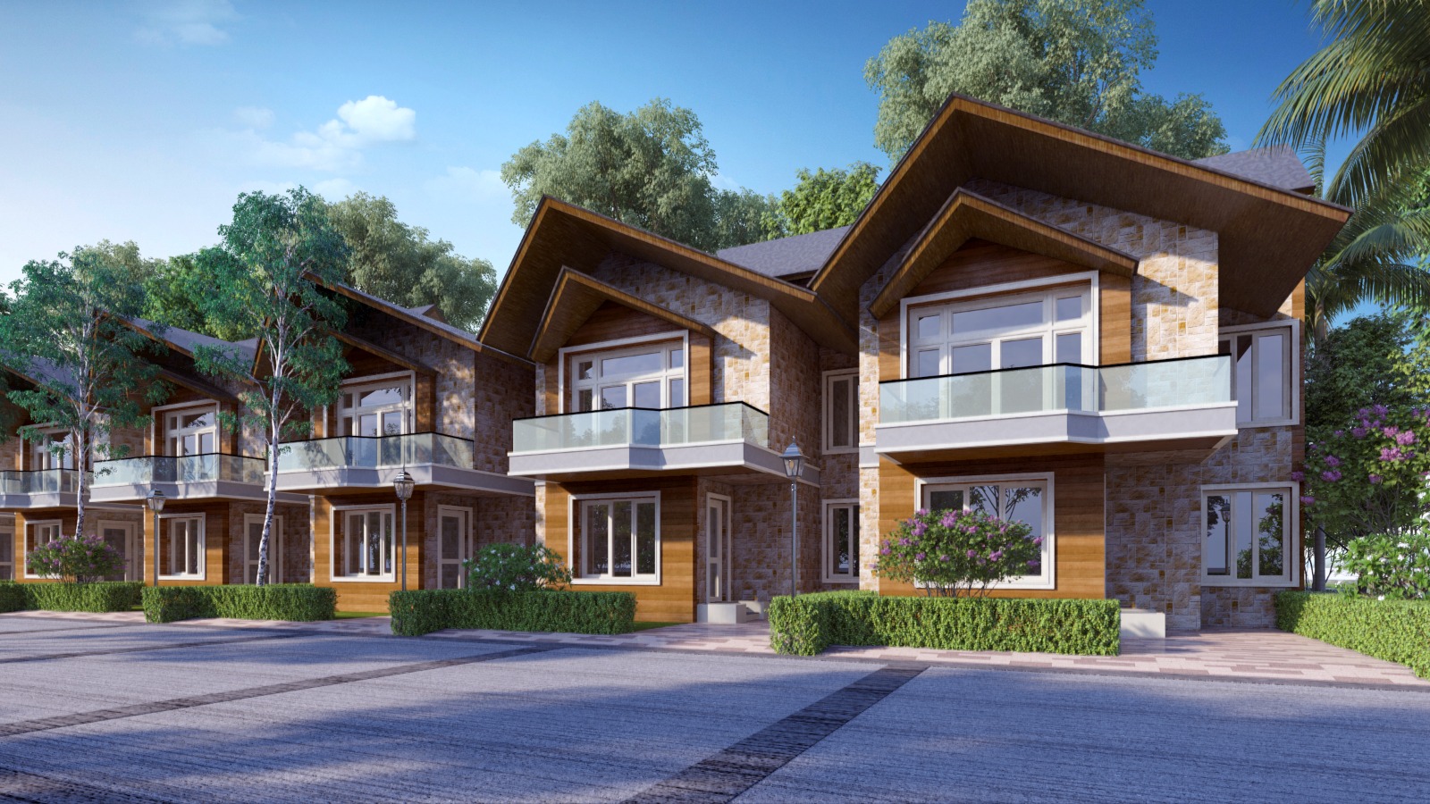 Villa exterior view